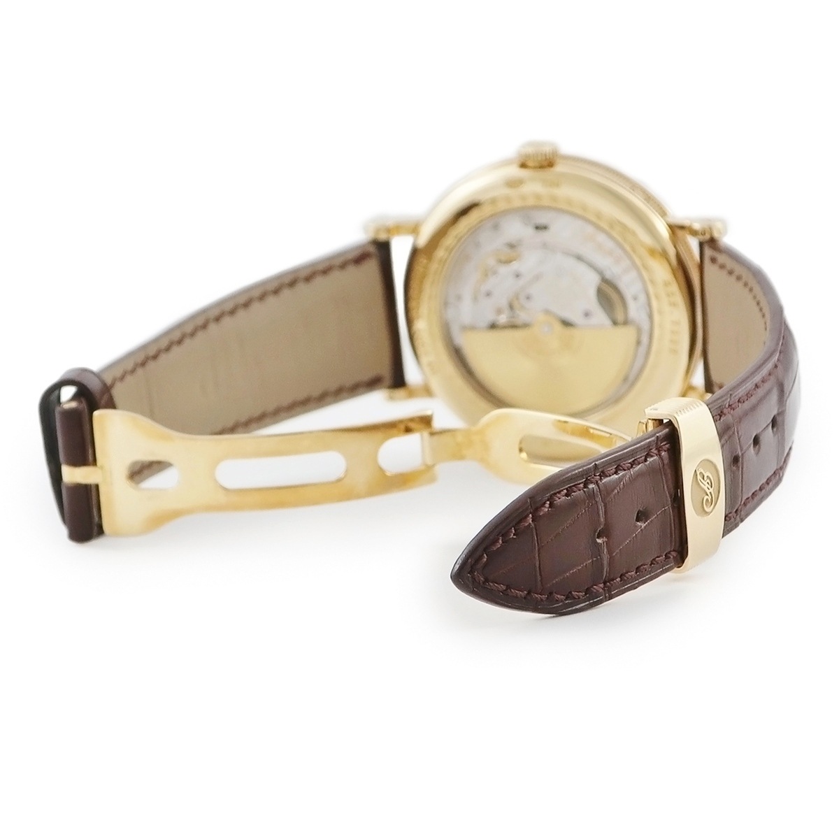 クラシック デイデイト ムーンフェイズ 7337BA/1E/9V6 自動巻き メンズ K18YG無垢 ブレゲ針 オフセンター 3年保証 クラシック デイデイト ムーンフェイズ 7337BA/1E/9V6 自動巻き メンズ K18YG無垢 ブレゲ針 オフセンター 3年保証