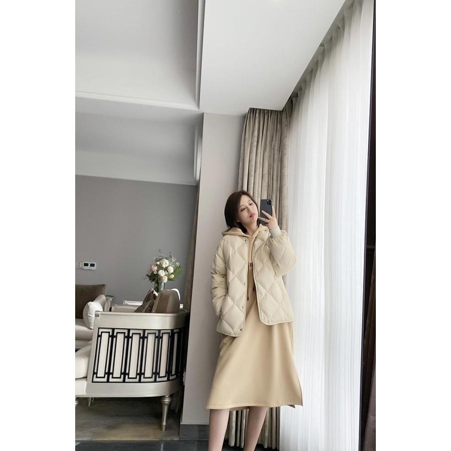 高級な質感 ダウン ダウンコート 無地 前開き トップス 長袖 秋冬 アウター 体型カバー 大きい ゆったり カジュアル 高級な質感 ダウン ダウンコート 無地 前開き トップス 長袖 秋冬 アウター 体型カバー 大きい ゆったり カジュアル