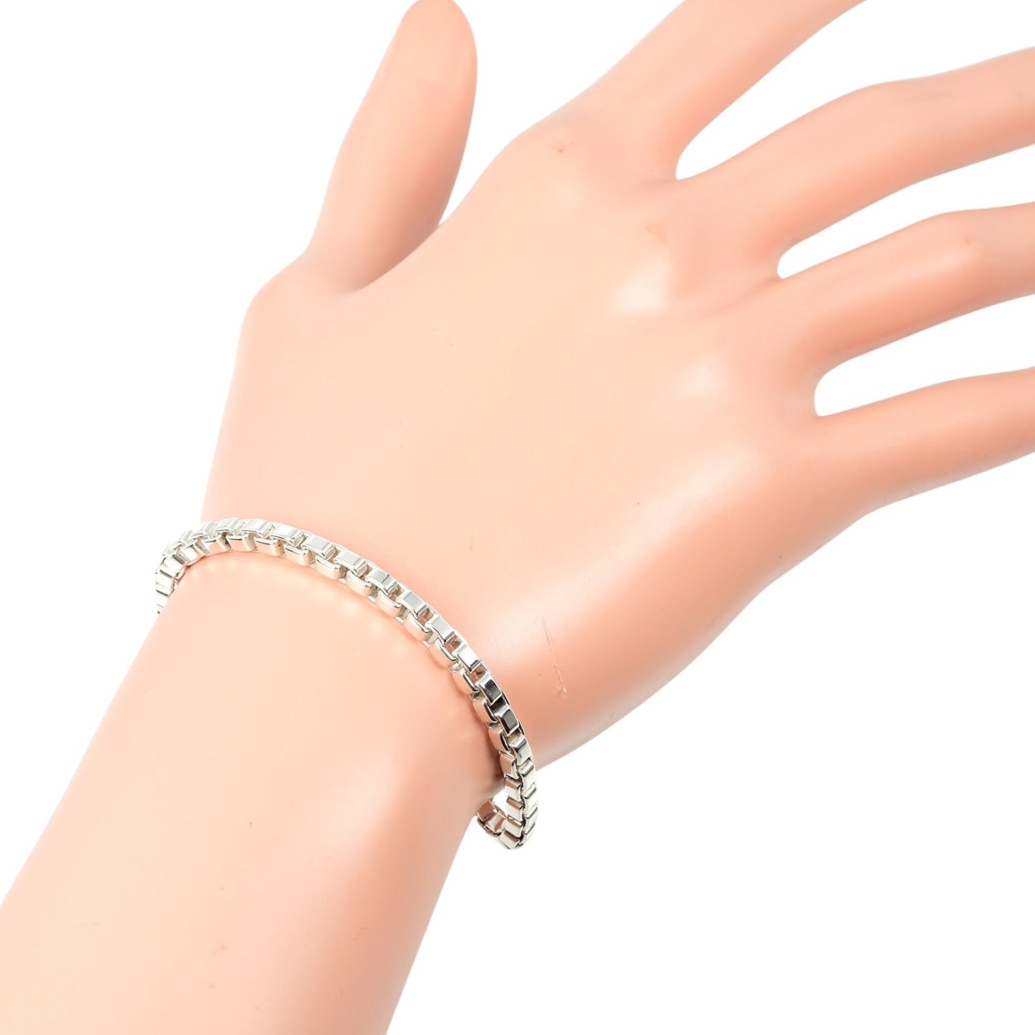 ベネチアン ブレスレット シルバー925 約15.2g レディース 中古品 Aランク