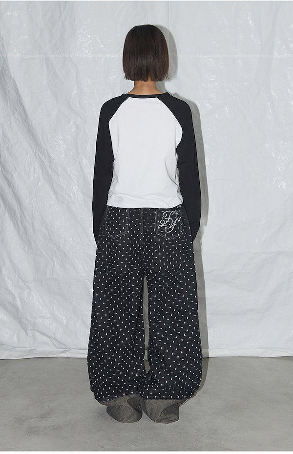 Qoo10] NASTY FANCY CLUB STRING DOT ROLL-UP P