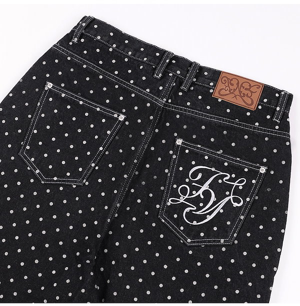 FANCY CLUB STRING DOT ROLL-UP PANTS ドット A'GEM/9 × .kom 『 FANCY CLUB/ファンシークラブ』 STRING DOT