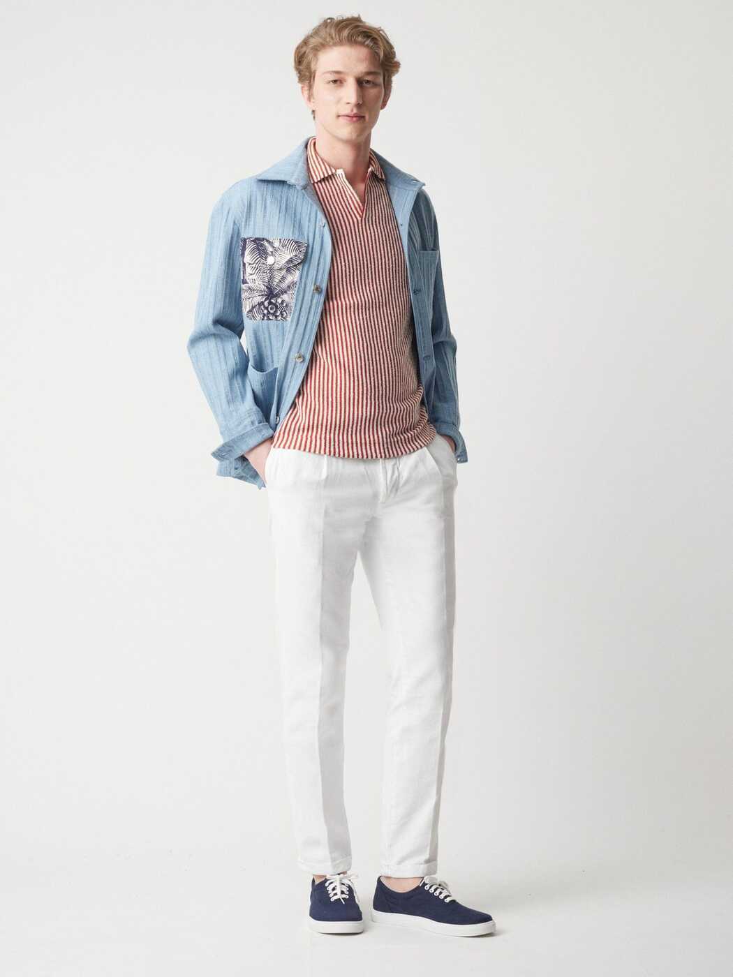 aavio-rmc/p4500-0282 春夏2024 ニットウェア メンズ ia