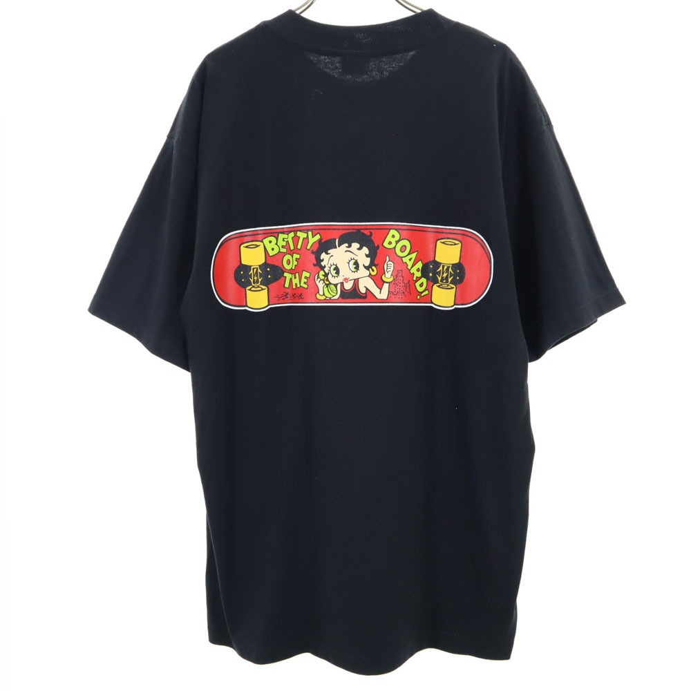 ALSTYLE APPAREL & ACTIVEWEAR 90s オールド ベティーブープ 半袖 Tシャツ L ブラック メンズ