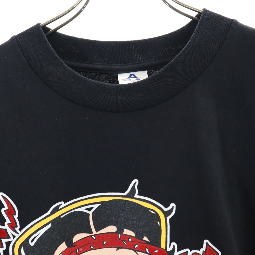ALSTYLE APPAREL & ACTIVEWEAR 90s オールド ベティーブープ 半袖 Tシャツ L ブラック メンズ