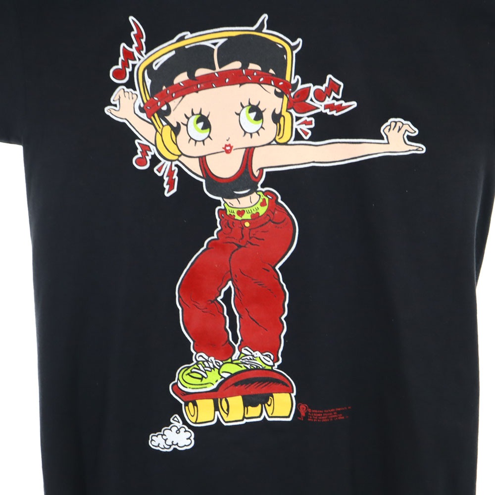 ALSTYLE APPAREL & ACTIVEWEAR 90s オールド ベティーブープ 半袖 Tシャツ L ブラック メンズ