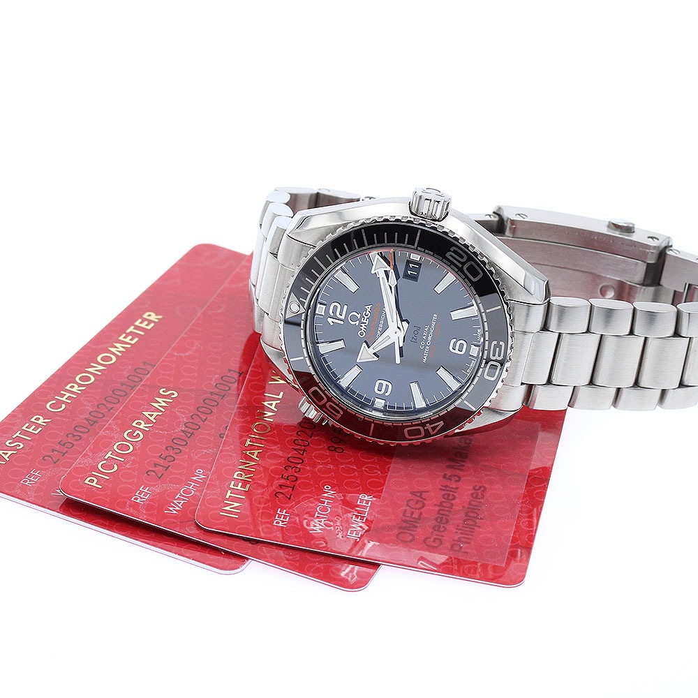 オメガ OMEGA 215.30.40.20.01.001 シーマスター プラネットオーシャン デイト 自動巻き メンズ 保証書付き_890465【中古】 オメガ OMEGA 215.30.40.20.01.001 シーマスター プラネットオーシャン デイト 自動巻き メンズ 保証書付き_890465【中古】