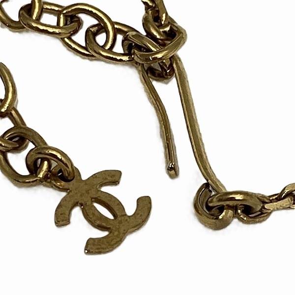 シャネル 02P カメリア ホワイトストーン ネックレス レディース