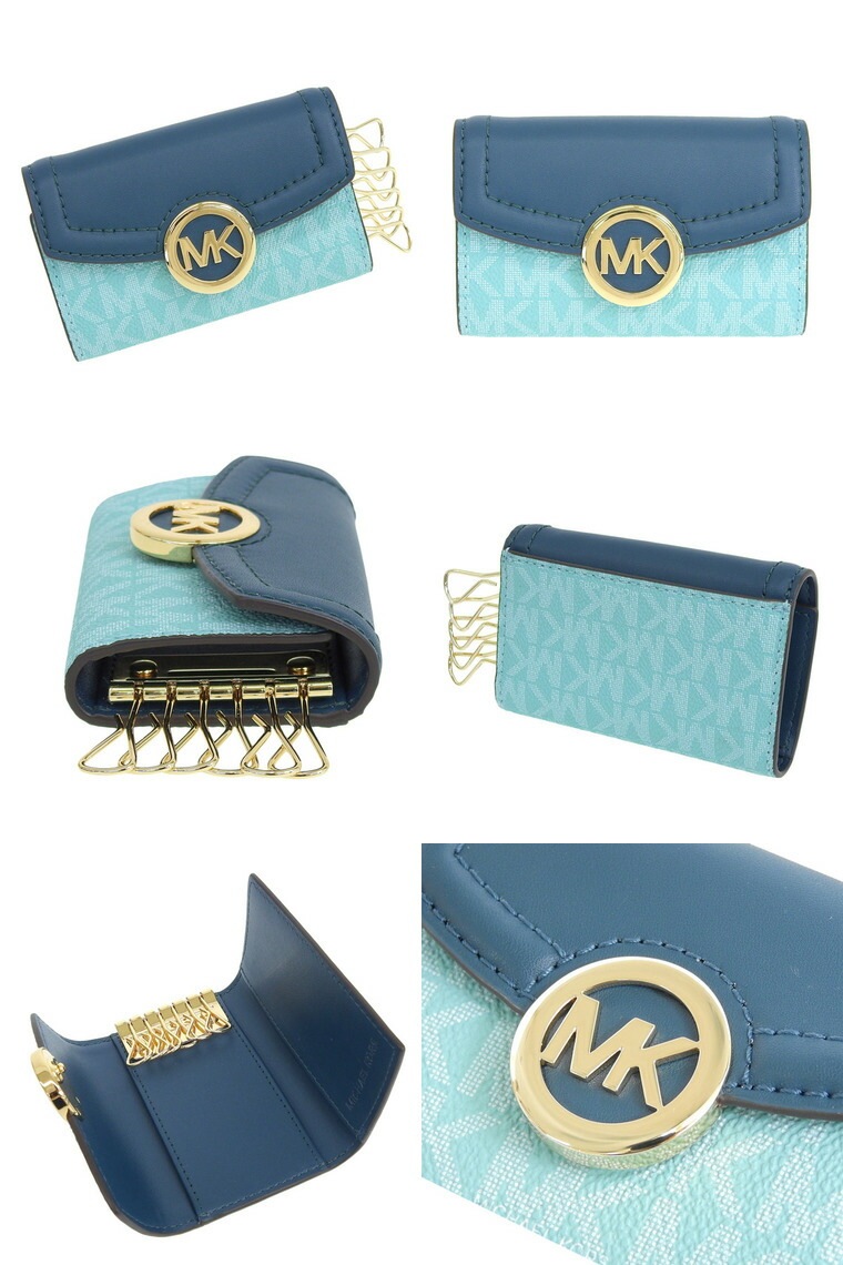 マイケルコース/MICHAEL KORS 6連キーケース 鍵入れ グリーン系 レディース d35s0 マイケルコース/MICHAEL KORS 6連キーケース 鍵入れ グリーン系 レディース d35s0