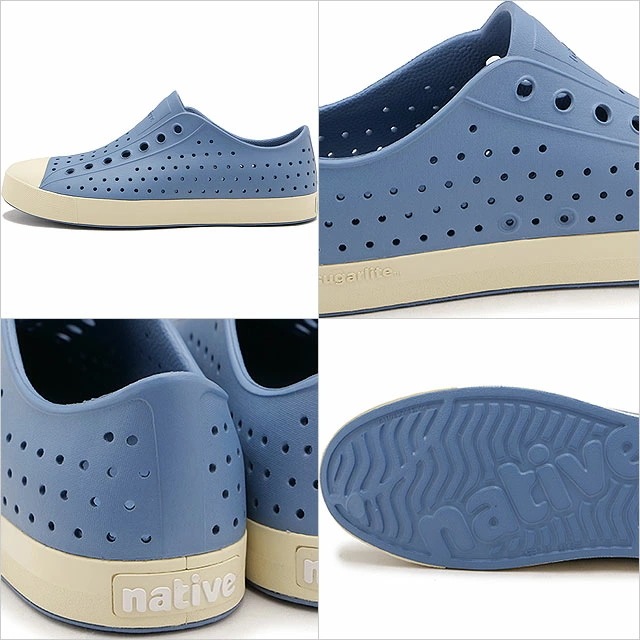 スニーカー ジェファーソン [11111500] Jefferson メンズレディース 靴 EVA スリッポン Oasis-Blue/Bone-White