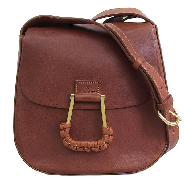 イルビゾンテ バッグ レディース ショルダーバッグ レザー ブラウン BCR326PO0001BW468B IL BISONTE イルビゾンテ バッグ レディース ショルダーバッグ レザー ブラウン BCR326PO0001BW468B IL BISONTE