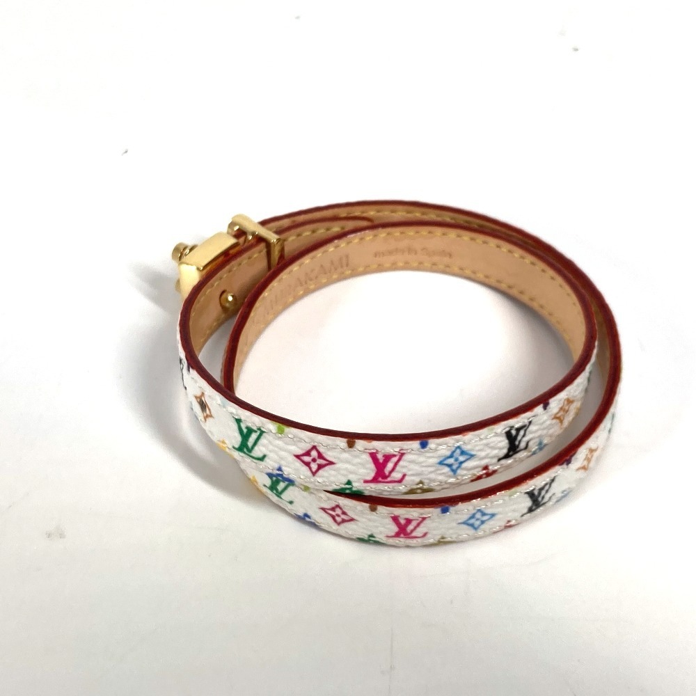 ブレスレット M8966E LV × TM ブレスレット・LV シグネチャー モノグラムマルチカラー 村上隆 2重ブレス アクセサリー モノグラムマルチカラーキャンバス ホワイト ホワイト ブレスレット M8966E LV × TM ブレスレット・LV シグネチャー モノグラムマルチカラー 村上隆 2重ブレス アクセサリー モノグラムマルチカラーキャンバス ホワイト ホワイト