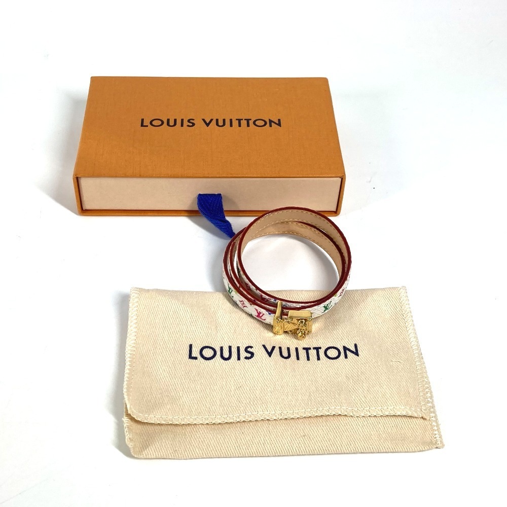 ブレスレット M8966E LV × TM ブレスレット・LV シグネチャー モノグラムマルチカラー 村上隆 2重ブレス アクセサリー モノグラムマルチカラーキャンバス ホワイト ホワイト ブレスレット M8966E LV × TM ブレスレット・LV シグネチャー モノグラムマルチカラー 村上隆 2重ブレス アクセサリー モノグラムマルチカラーキャンバス ホワイト ホワイト