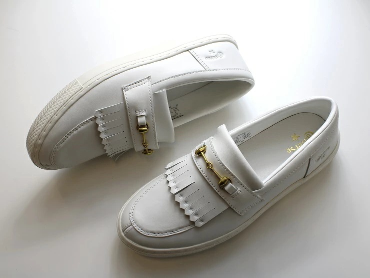 オールスター クップ GB ローファー 38002060 オフホワイト/ゴールド ALL STAR COUPE GB LOAFER レディース ローファー ドレッシー 大人 上品 レザー 靴 モード