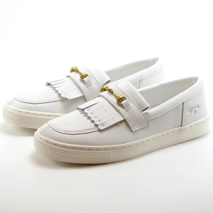 オールスター クップ GB ローファー 38002060 オフホワイト/ゴールド ALL STAR COUPE GB LOAFER レディース ローファー ドレッシー 大人 上品 レザー 靴 モード