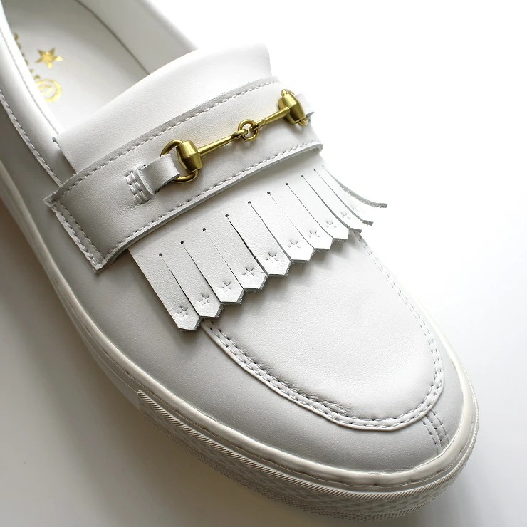 オールスター クップ GB ローファー 38002060 オフホワイト/ゴールド ALL STAR COUPE GB LOAFER レディース ローファー ドレッシー 大人 上品 レザー 靴 モード