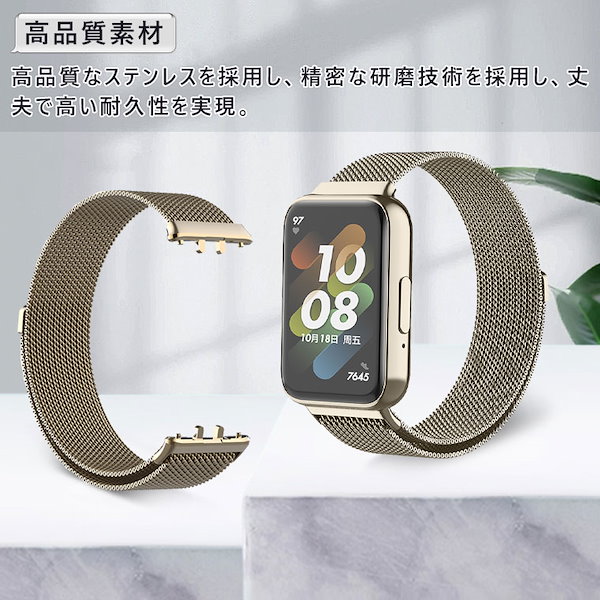 Qoo10] Galaxy Fit3 バンド ステンレ