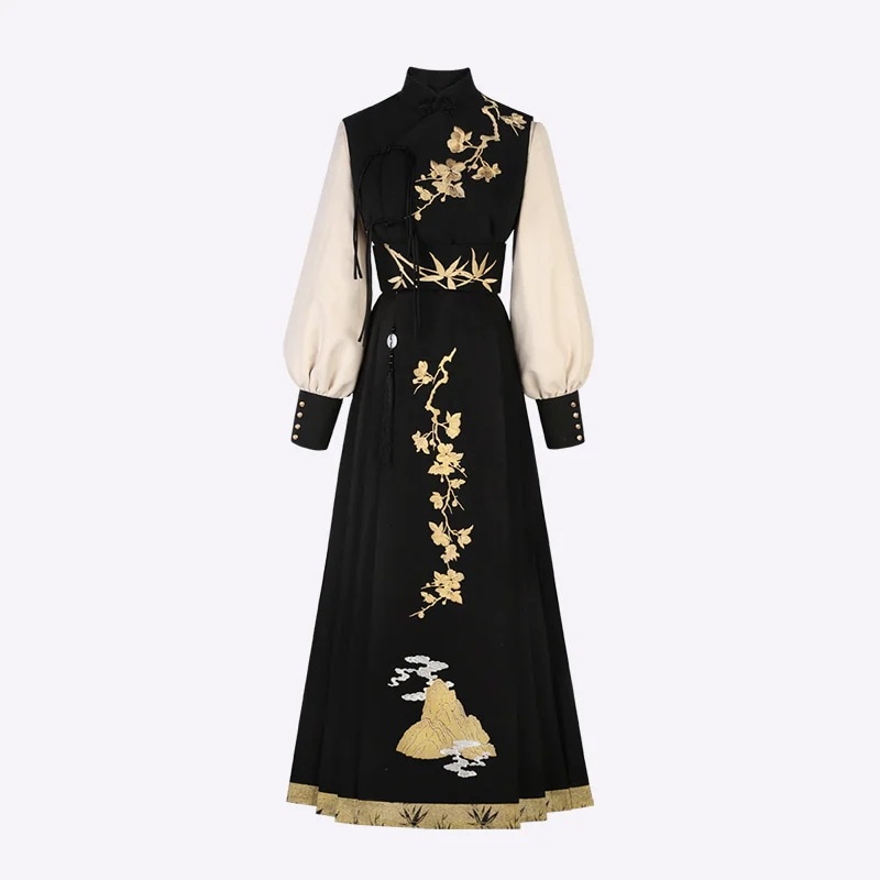 【フルセット】雲山巻き新韓国cos要素上着馬甲半スカート女侠客