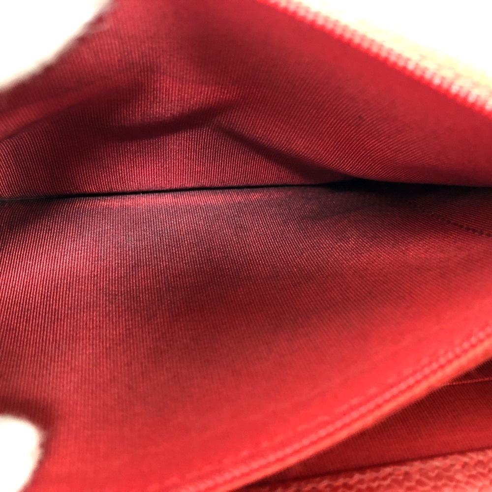 ショルダーバッグ AP0250 CC ココマーク クラシック 長財布 チェーンウォレット 斜め掛け カバン バッグ キャビアスキン レッド ショルダーバッグ AP0250 CC ココマーク クラシック 長財布 チェーンウォレット 斜め掛け カバン バッグ キャビアスキン レッド