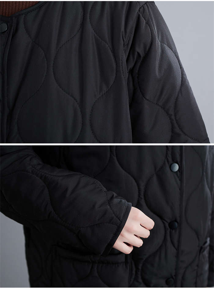 コート レディース 秋冬 キルティングコート ノーカラー コート キルティング コート スエードコート アウター 中綿 冬 秋 ビッグシルエット オーバーサイズ 大きいサイズ 無地 ゆったり シンプル