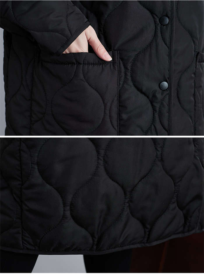 コート レディース 秋冬 キルティングコート ノーカラー コート キルティング コート スエードコート アウター 中綿 冬 秋 ビッグシルエット オーバーサイズ 大きいサイズ 無地 ゆったり シンプル