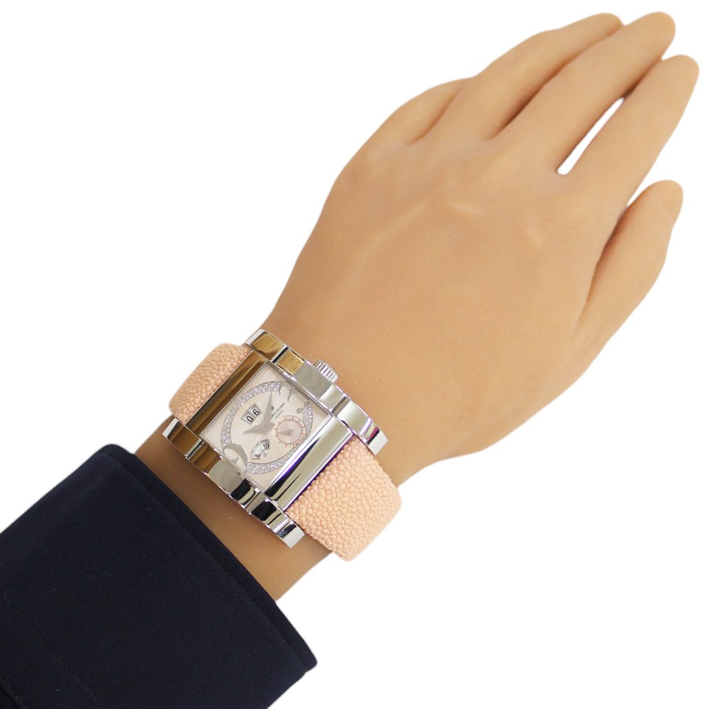 ドゥ グリソゴノ ノヴァンタトレ 腕時計 ステンレススチール 自動巻き 1年保証 de GRISOGONO 中古 美品