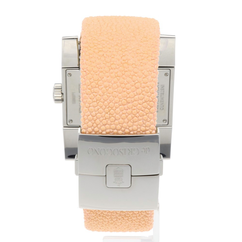 ドゥ グリソゴノ ノヴァンタトレ 腕時計 ステンレススチール 自動巻き 1年保証 de GRISOGONO 中古 美品