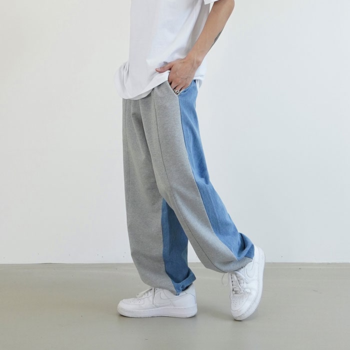 【BTS テテ着用】Denim Sweat Pants 【BTS テテ着用】Denim Sweat Pants
