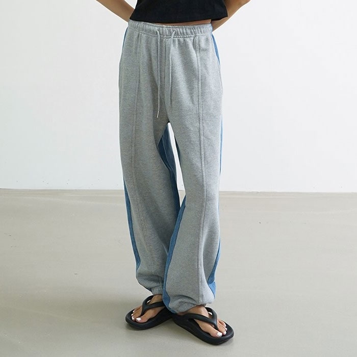 【BTS テテ着用】Denim Sweat Pants 【BTS テテ着用】Denim Sweat Pants
