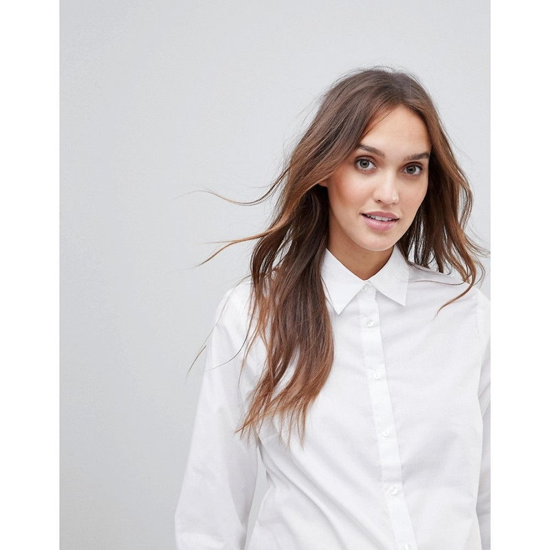 エイソス レディース トップス【ASOS Maternity Shirt With 3/4 Sleeve】White エイソス レディース トップス【ASOS Maternity Shirt With 3/4 Sleeve】White