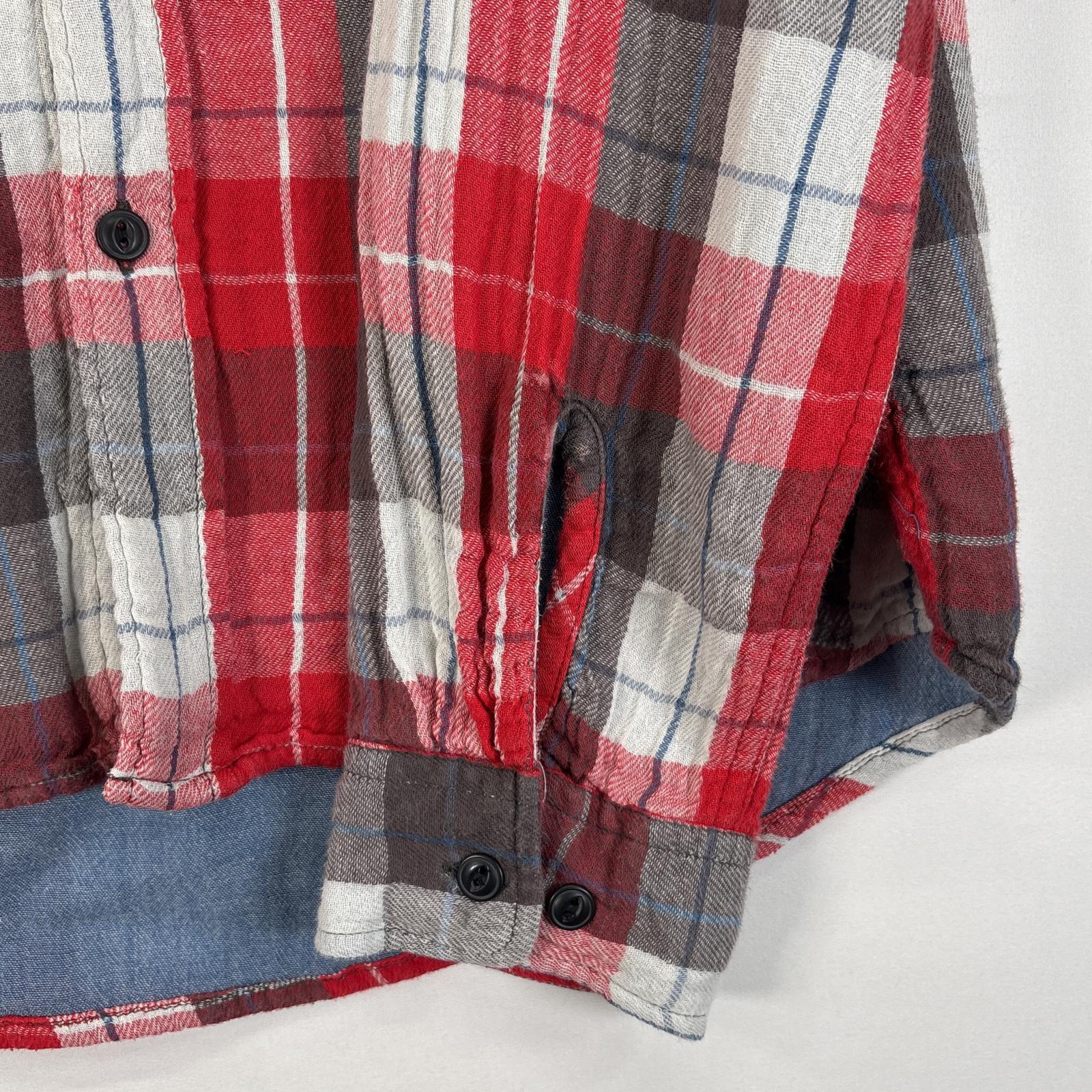 古着 デニムアンドサプライ ラルフローレン DENIM&SUPPLY Ralph Lauren 長袖シャツ チェック フランネル 裏地付き ワンポイント ロゴ L レッド系 マルチカラー メンズ 古着 デニムアンドサプライ ラルフローレン DENIM&SUPPLY Ralph Lauren 長袖シャツ チェック フランネル 裏地付き ワンポイント ロゴ L レッド系 マルチカラー メンズ