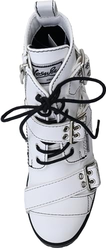 [ヨースケ] ファッションブーツ 6310008 ホワイトブラック