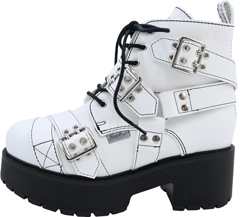 [ヨースケ] ファッションブーツ 6310008 ホワイトブラック