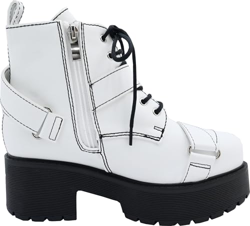 [ヨースケ] ファッションブーツ 6310008 ホワイトブラック