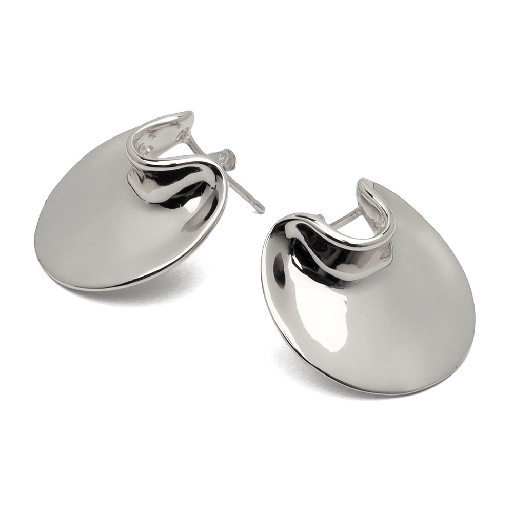 925 ニュアンス 変形ピアス [ce193]