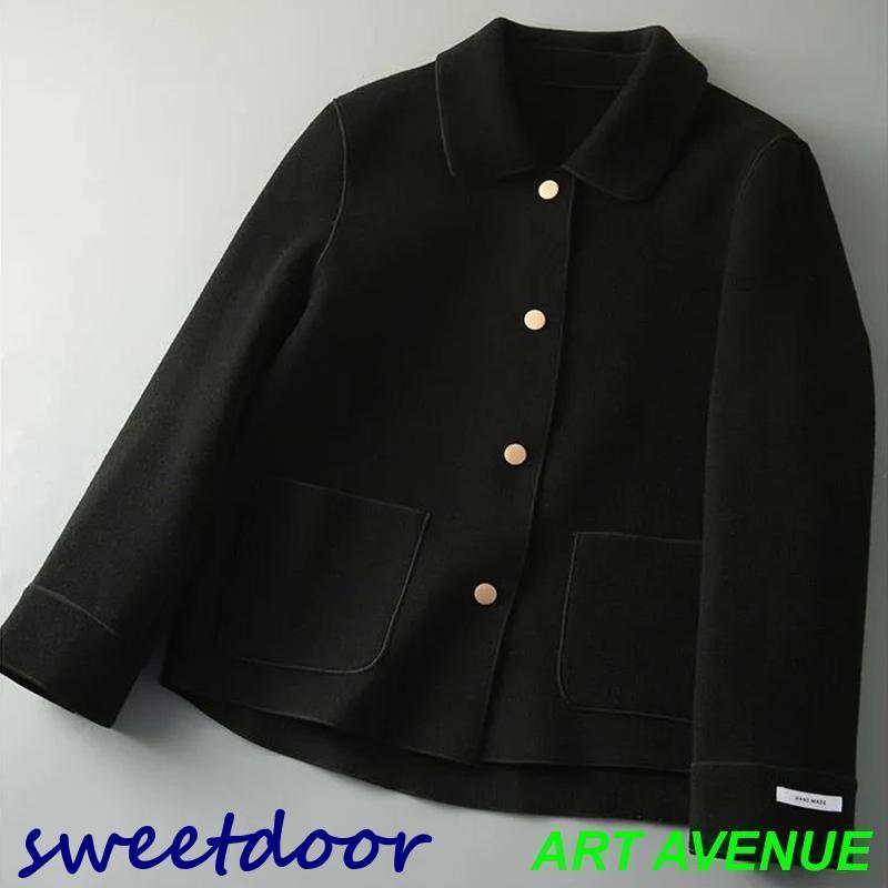 【2枚購入で100円OFF】チェスターコート レディース ショート丈 コート トレンチコート アウター ラシャ 着痩せ お洒落 上品 トレンド 羽織り 春秋冬 おしゃれ 20代 30代 40代 50代