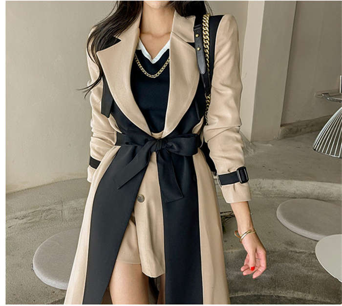 【即納】スプリングコート トレンチコート レディース 秋服 春 ロング Aライン ベルト付き オシャレ 着痩せ アウター 韓国風 通勤 オシャレ OL ロングコート チェスターコート 着痩せ 可愛い通 【即納】スプリングコート トレンチコート レディース 秋服 春 ロング Aライン ベルト付き オシャレ 着痩せ アウター 韓国風 通勤 オシャレ OL ロングコート チェスターコート 着痩せ 可愛い通