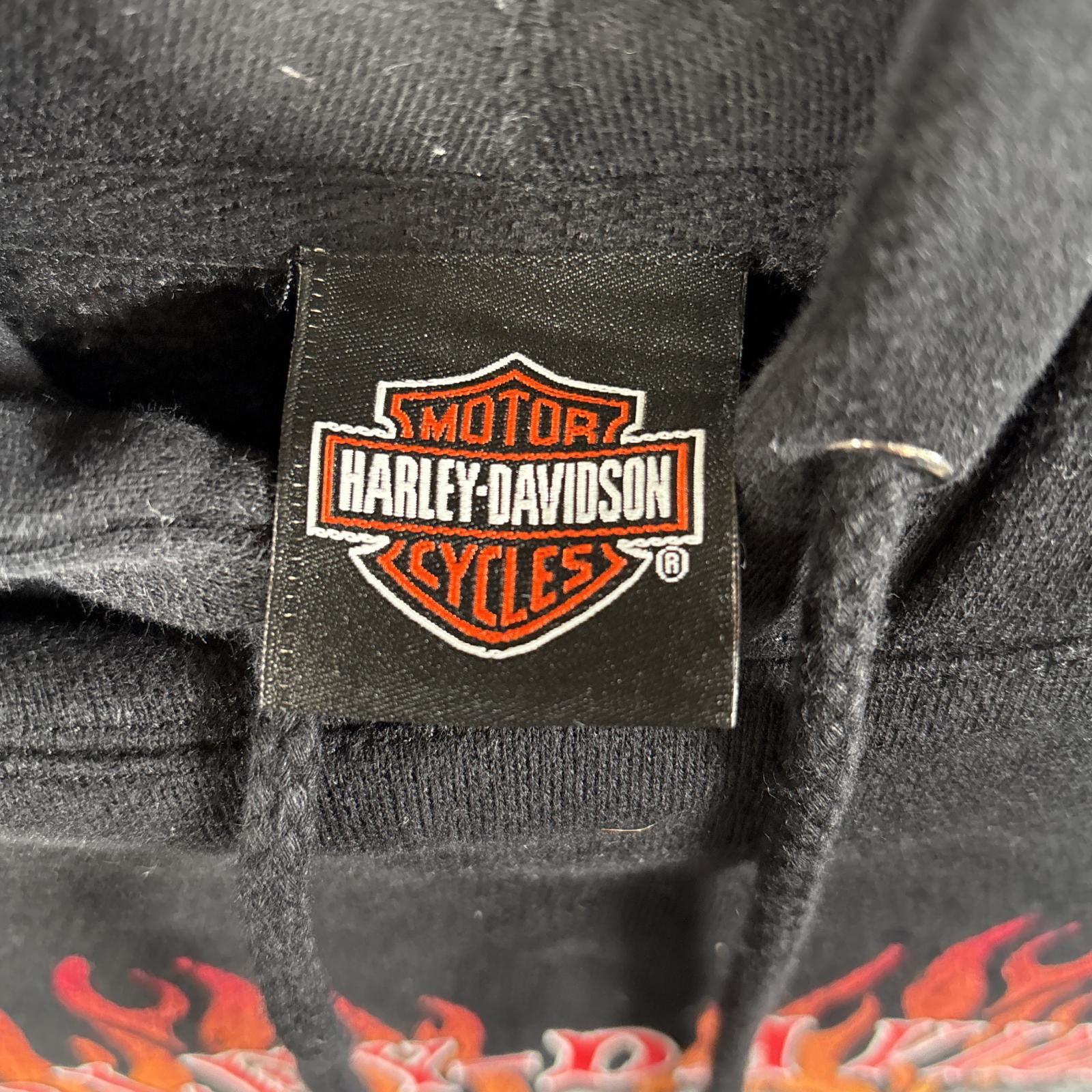 古着 00’s/00年代 パーカー ビッグサイズ コピーライト 肉厚 XXXL ブラック メンズ