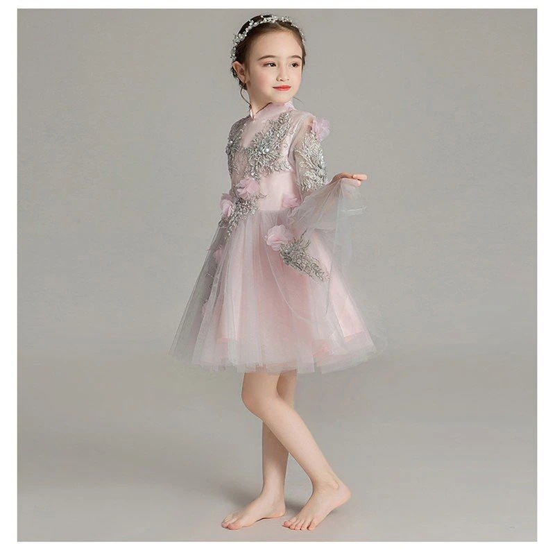 子供ドレス ダンス演出 舞台服 子供用ドレス フォーマルチュールドレス ピアノ演奏会 パーティー司会者 ガールズお嬢様風 ワンピース ダンス演出 90cm160cm