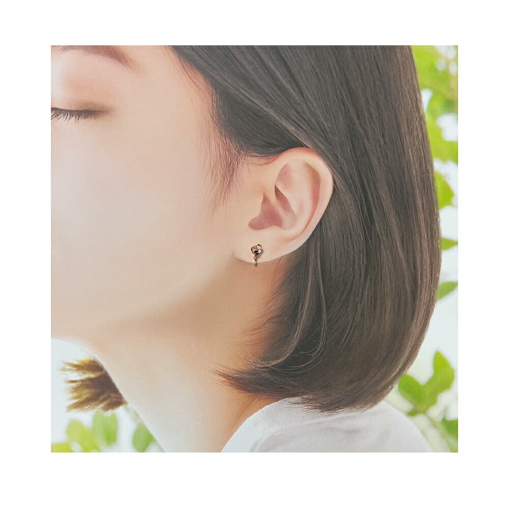 正規紙袋＆箱付 ピアス 9月 誕生石 ハート 151046553132