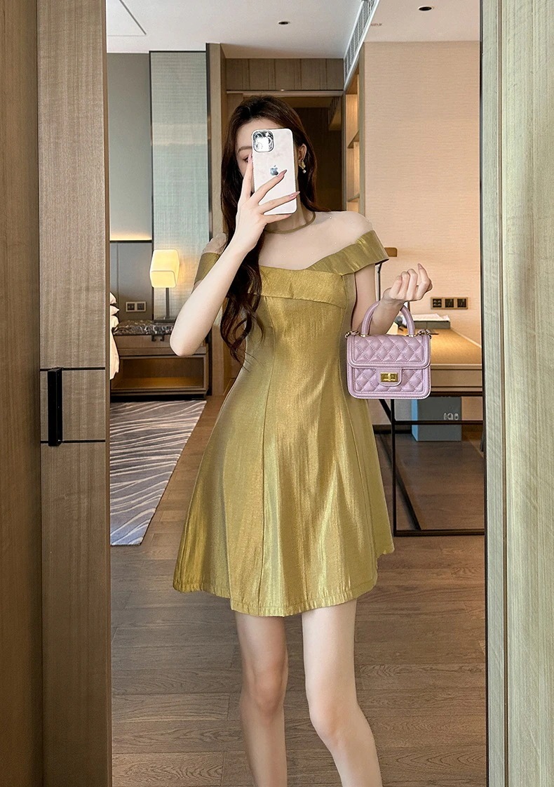 夏 ショートワンピース Aライン イェロー ドレス パーティー キャバ 大人 同窓会 披露宴 卒業式 結婚式 演奏会 ウェディング 二次会 夏 ショートワンピース Aライン イェロー ドレス パーティー キャバ 大人 同窓会 披露宴 卒業式 結婚式 演奏会 ウェディング 二次会