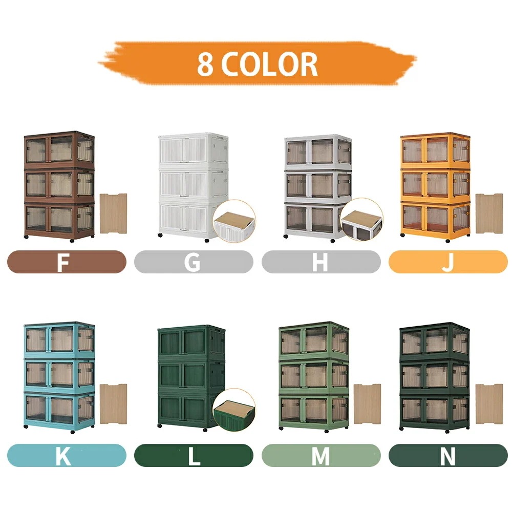 メガ割 収納ボックス 3個セット クリア+ブラウン 天板付き 360キャスター付き 収納ケース 折りたたみ 5面開き 積み重ね 蓋付き 扉付き 組み立て簡単 省スペース キャスター付き メガ割 収納ボックス 3個セット クリア+ブラウン 天板付き 360キャスター付き 収納ケース 折りたたみ 5面開き 積み重ね 蓋付き 扉付き 組み立て簡単 省スペース キャスター付き