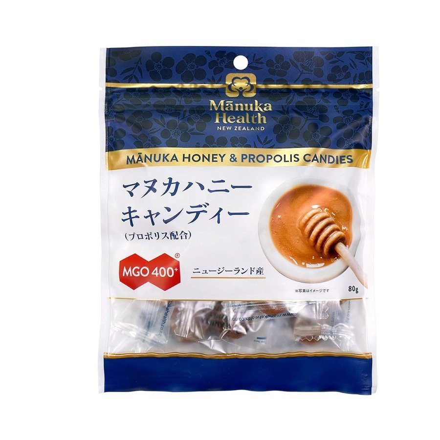 マヌカハニー キャンディ プロポリス&マヌカハニーMGO400+ キャンディー 80g 5個セット マヌカハニー キャンディ プロポリス&マヌカハニーMGO400+ キャンディー 80g 5個セット