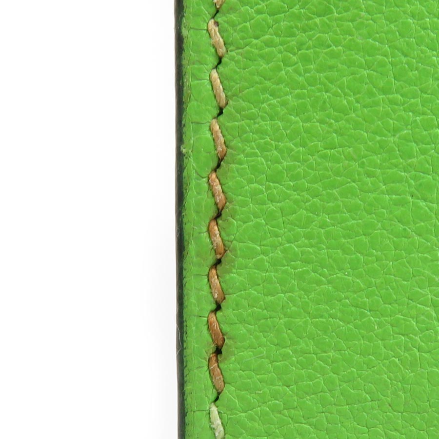 エルメス HERMES 手帳カバー レザー イエローグリーン ユニセックス e59861a エルメス HERMES 手帳カバー レザー イエローグリーン ユニセックス e59861a