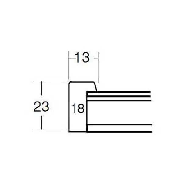 水彩額縁/フレーム [F10号/ブラウン] 壁掛けひも/アクリル/マット付き 化粧箱入り 5767