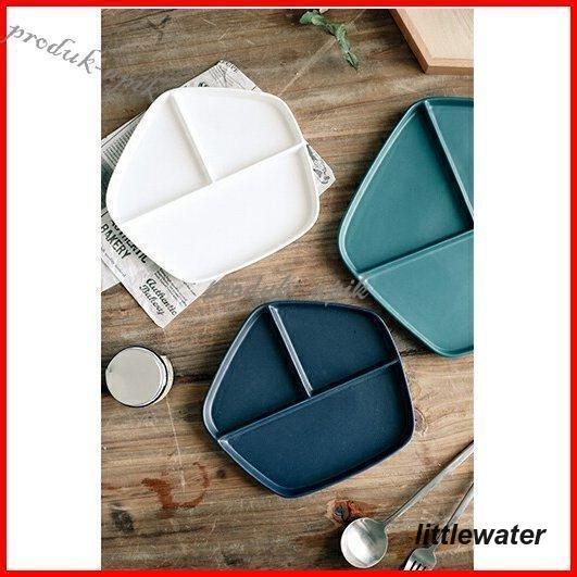 食器 キッチン雑貨 カト お皿 プレート ギフト プ 仕切り付き 縁あり ランチプレート 朝食プレート 北欧調女子会 可愛い クラ/[20]