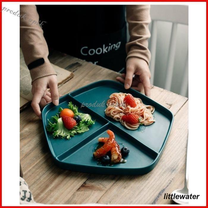 食器 キッチン雑貨 カト お皿 プレート ギフト プ 仕切り付き 縁あり ランチプレート 朝食プレート 北欧調女子会 可愛い クラ/[20]