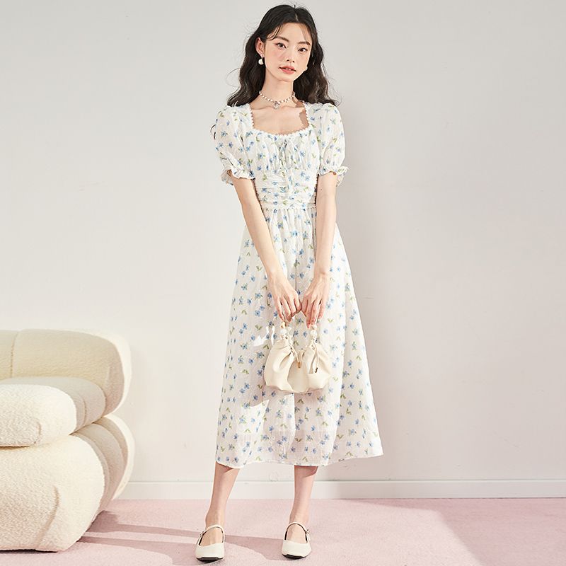 【急速出荷!】花柄ドレス女性ファッションウエストバブルスリーブドレス女性ワンピース パーティードレス パーティドレス ドレス ロングドレ パーティードレス 結婚式 二次会 ワンピース101 【急速出荷!】花柄ドレス女性ファッションウエストバブルスリーブドレス女性ワンピース パーティードレス パーティドレス ドレス ロングドレ パーティードレス 結婚式 二次会 ワンピース101