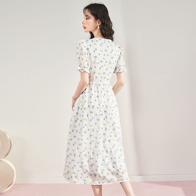 【急速出荷!】花柄ドレス女性ファッションウエストバブルスリーブドレス女性ワンピース パーティードレス パーティドレス ドレス ロングドレ パーティードレス 結婚式 二次会 ワンピース101 【急速出荷!】花柄ドレス女性ファッションウエストバブルスリーブドレス女性ワンピース パーティードレス パーティドレス ドレス ロングドレ パーティードレス 結婚式 二次会 ワンピース101