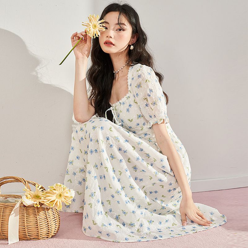 【急速出荷!】花柄ドレス女性ファッションウエストバブルスリーブドレス女性ワンピース パーティードレス パーティドレス ドレス ロングドレ パーティードレス 結婚式 二次会 ワンピース101 【急速出荷!】花柄ドレス女性ファッションウエストバブルスリーブドレス女性ワンピース パーティードレス パーティドレス ドレス ロングドレ パーティードレス 結婚式 二次会 ワンピース101