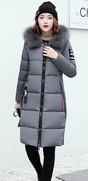 ダウンコート レディース 秋 冬 ロング 大きいサイズ XL 2XL 3XL アーミーグリーン アウター ジャケット 中綿 フード付き ファー 暖かい きれいめ かわいい シンプル 大人可愛い 韓国